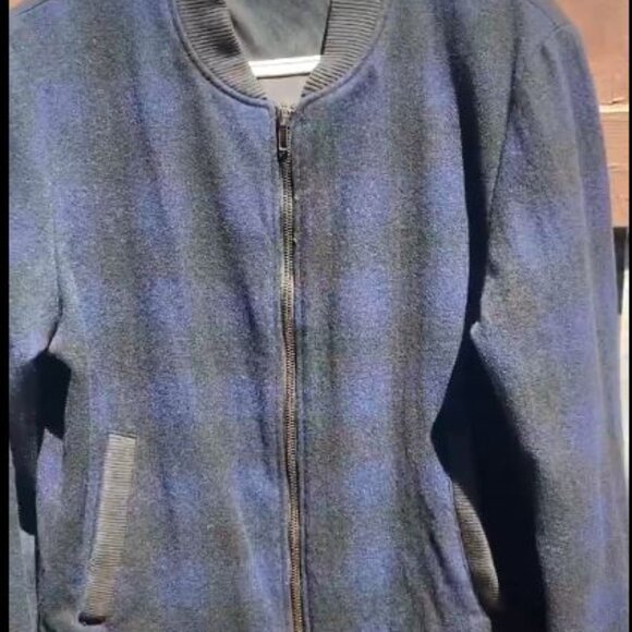 Wool varsity bomber jacket fully lined Italy size 42 - Picture 13 of 13